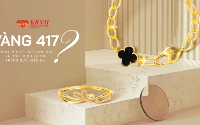 VÀNG 41.7 LÀ GÌ? ỨNG DỤNG TRONG TRANG SỨC HIỆN ĐẠI CỦA NÓ NHƯ THẾ NÀO?